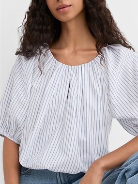 LOFT Striped Bubble Blouse - Women's small  new with tags